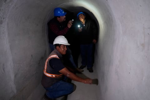 Así es el sistema de túneles subterráneos construidos en Tumbaco, en el nororiente de Quito