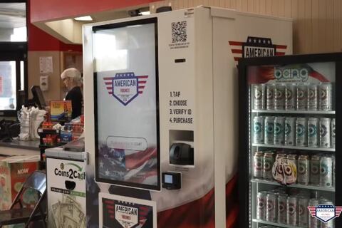 Instalan máquinas expendedoras automáticas de balas en Estados Unidos