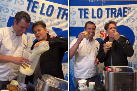 Así fue el helado para Carlos Vives que el creador de contenido Sergio el Heladero  le preparó