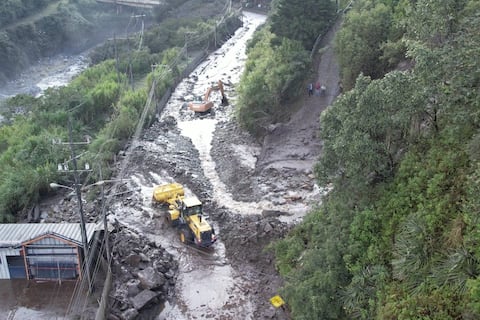 Desde este martes se instalará puente bailey en sector de La Merced, que fue afectado por deslizamiento