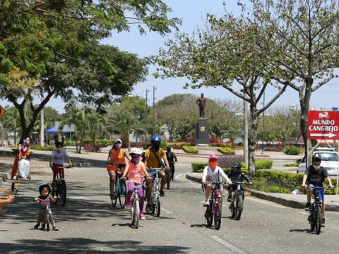 Nueva edición de Recreovía este domingo 8 en avenidas Isidro Ayora y Agustín Freire, norte de Guayaquil