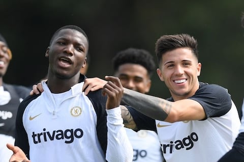 ‘Moisés Caicedo es mi mejor amigo acá’, dijo Enzo Fernández: ambos juegan en Chelsea y se enfrentarían mañana por la Copa América
