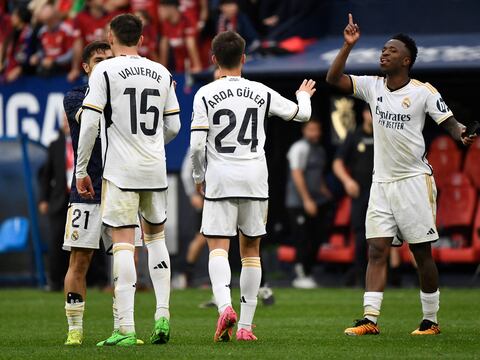 Real Madrid golea en su visita al Osasuna y revalida su candidatura a ser campeón de La Liga