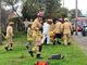 En Cuenca, bomberos atendieron emergencia de mujer envuelta en llamas