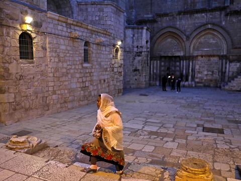 En Jerusalén, se impide acceso al Santo Sepulcro por el coronavirus COVID-19