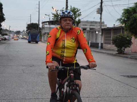 Jimmy Martillo tiene el liderazgo ciclista en las calles de Guayaquil
