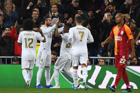 Real Madrid golea al Galatasaray en el Bernabéu