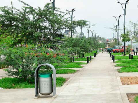 Termina obra de regeneración urbana en el kilómetro 25 de la vía Perimetral 