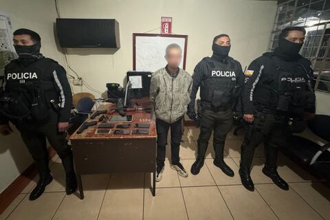 Presunto delincuente que usaba armas de juguete para asaltar fue detenido en el norte de Quito