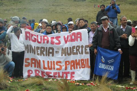 Minera prevé seguir trabajo en proyecto Loma Larga, pese al No de la consulta popular