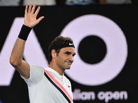 Roger Federer, ante Richard Gasquet en tercera fase del Abierto de Australia