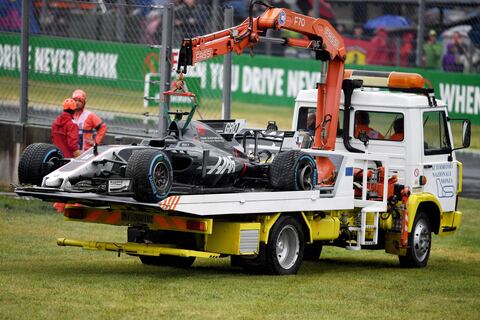 Accidente interrumpió la clasificatoria del GP de Italia