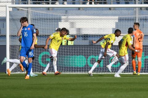 Colombia aplasta 5-1 a Eslovaquia y ya está en los cuartos de final del Mundial Sub-20