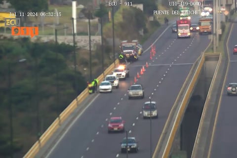 Una persona murió tras lanzarse del puente del Chiche, en Quito