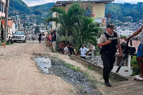 Encapuchados dispararon a un hombre en el barrio La Guacharaca, en Esmeraldas