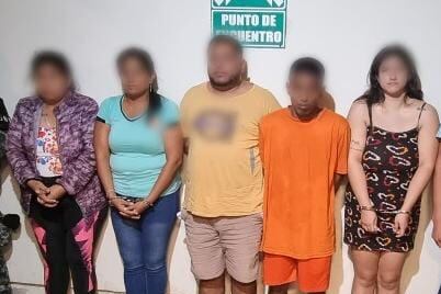 Capturan a cinco presuntos extorsionadores que exigían altas sumas para liberar a víctimas en Manabí 
