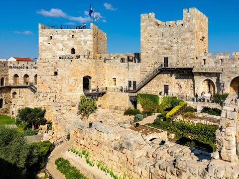 Reabre la histórica Torre de David con una muestra a escala de Jerusalén en la época de dominio otomano