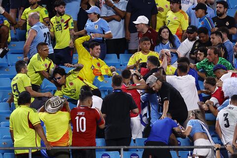 Conmebol condena actos violentos en el Colombia vs. Uruguay por la semifinal de la Copa América