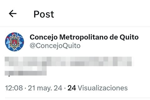 Concejo de Quito investiga hackeo en su cuenta en la red social X 