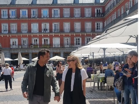 De luna de miel: Irene González recorre Madrid con su esposo, José Luis Estrada