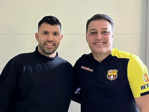 Sergio ‘Kun’ Agüero ya se encuentra en Guayaquil para la Cena y Noche Amarilla del Barcelona SC