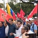 Marcha de Guayaquil fue ‘tribuna’ para dos precandidatos presidenciales de izquierda