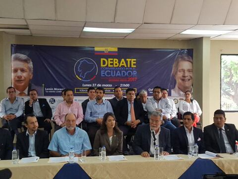 Sectores productivos y sociales organizan diálogo entre candidatos Lenín Moreno y Guillermo Lasso