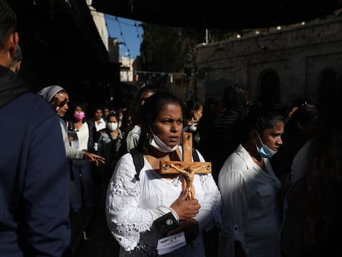 La violencia en Jerusalén mancha las celebraciones del Viernes Santo