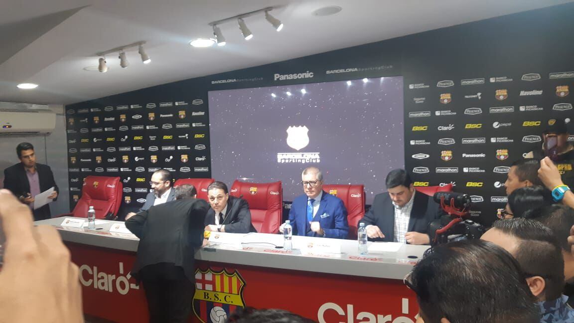 La sala de prensa de Barcelona SC se llamará Vito Muñoz Ugarte