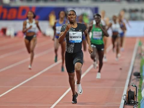 Caster Semenya ganó los 2.000 metros en la reunión de Montreuil