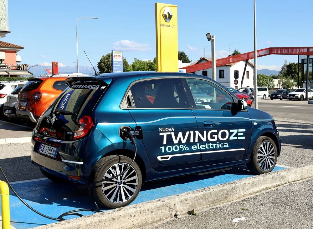 La versión eléctrica del Twingo, presentada en 2020. 