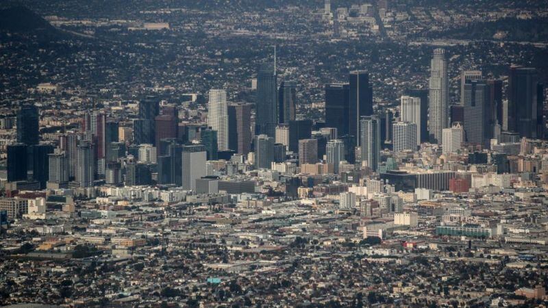 GETTY IMAGES Un terremoto en la sección sur de la falla de San Andrés tendría un impacto directo en Los Ángeles, la segunda ciudad más poblada de EE.UU.