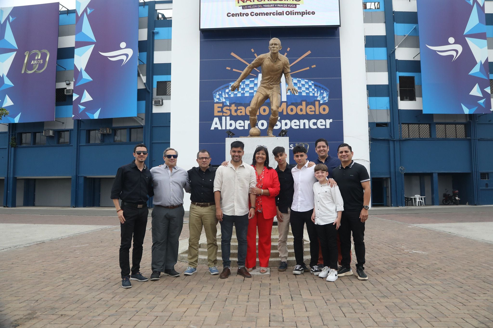 Los hijos de Alberto Spencer llegaron a Guayaquil por la final de la Copa Libertadores