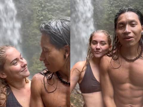 Un ‘Tarzán de la vida real’ ecuatoriano y su novia australiana: ella se mudó a la Amazonía para vivir con él tras dejar su trabajo