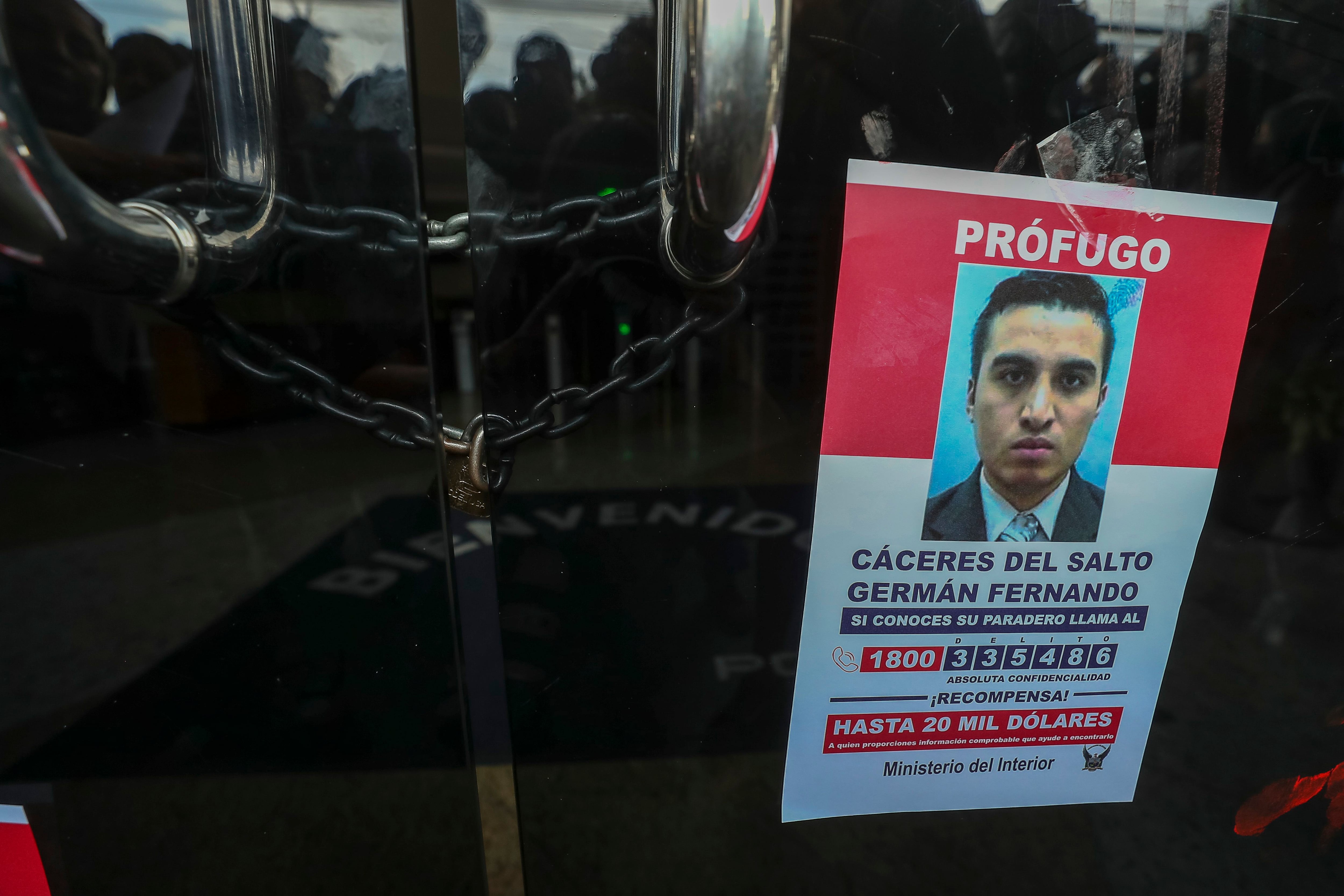 La coartada de Germán Cáceres, su escape en una moto BMW y su cruce de llamadas con cadetes