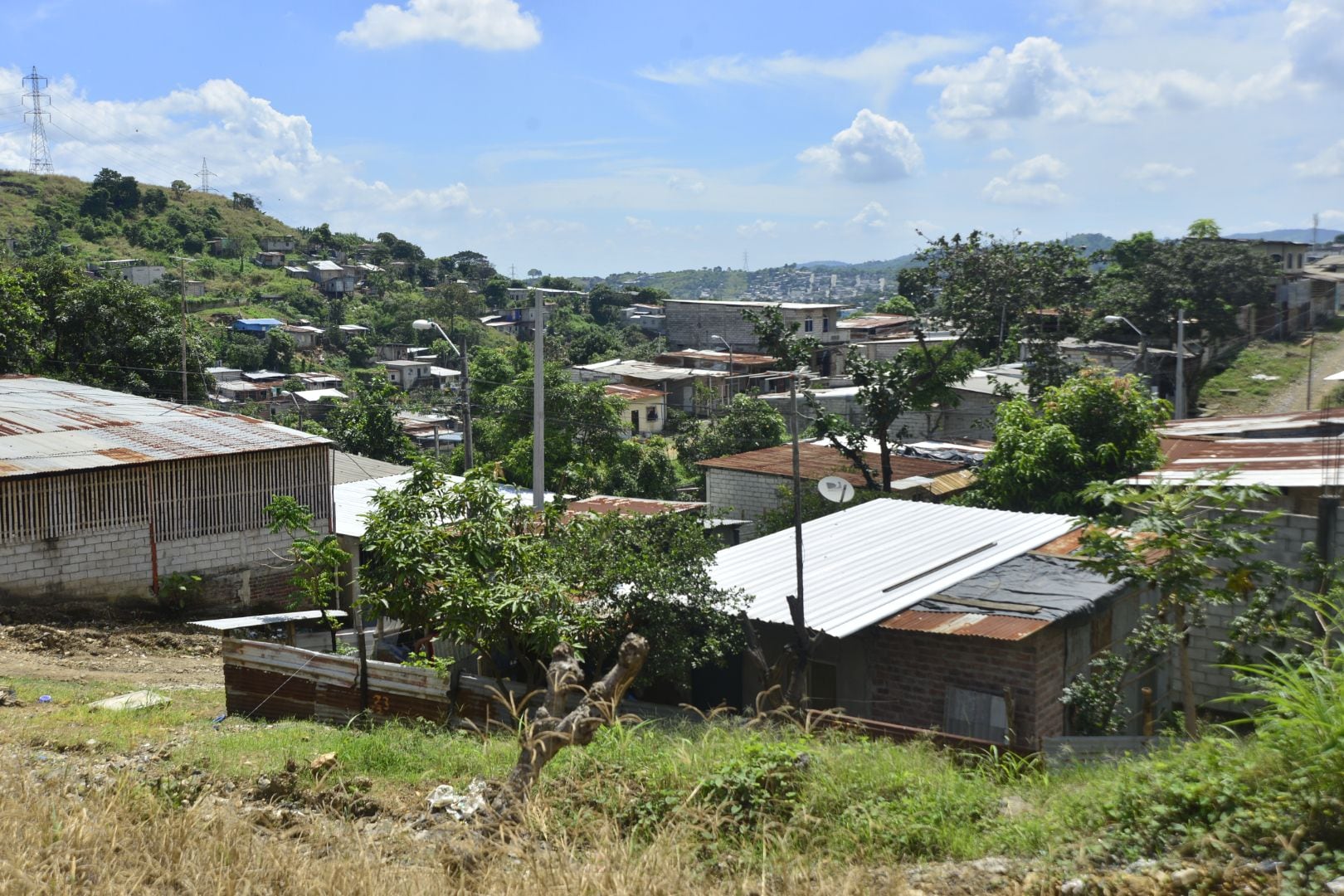 Nuevo Guayaquil, circuito que abarca el 20 % de Nueva Prosperina, en cerro de difícil acceso, reporta 44 asesinatos 