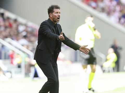 “Mañana será una noche de Champions de las buenas”, augura Diego Simeone, DT del Atlético de Madrid