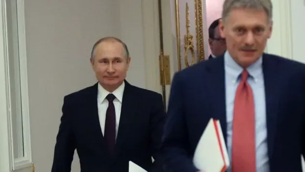 Peskov, portavoz del gobierno de Putin, criticó el comentario de Biden.